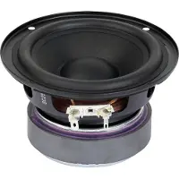 Visaton W 100 C - 8 Ohm Tieftöner 30 W 8 Ω, Composants du haut-parleur, Noir