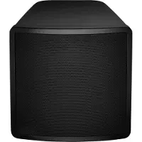 Monacor SL-250SW/EN PA-luidsprekersbox 250 W Zwart 1 stuk(s) (1 pièce), Enceinte encastrable, Noir