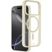 Hama Frame Protect (Apple iPhone 17 Pro), Coque pour téléphone portable, Beige, Transparent