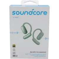 Soundcore Anker Innovations AeroFit 2 AI green Écouteurs à oreille ouverte 35 heures d'autonomie IP55 inclus.