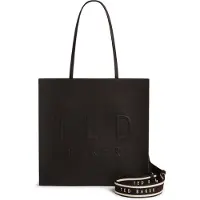 Ted Baker sac à épaule Iconny Webbing Large Icon Bag Jet Black noir