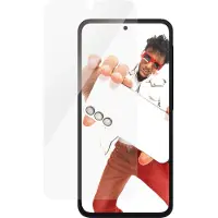 PanzerGlass Ajustement ultra-large (1 pcs, Samsung Galaxy A55), Téléphone portable : film de protection, Transparent