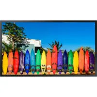 Samsung OM55B Panneau plat de signalisation numérique 139,7 cm (55") LCD Wi-Fi 3000 cd/m² 4K Ultra HD Noir Processeur intégré Tizen 5.0 24/7