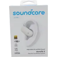 Soundcore Casti Open-Ear Anker AeroFit 2, True Wireless, Bluetooth 5.4, IP55, Autonomie 42 ore, Alb