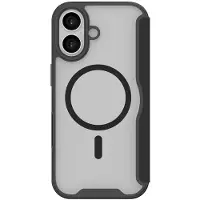 Just Back panel cover Must MUST CHAMPION II MAGSAFE FLIP CASE for iPhone 17, Black (Apple iPhone 17), Coque pour téléphone portable, Noir
