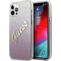 GUESS Guhcp12mpcuglspi Iphone 12 Pro 6.1 Gradient Phone Case Clair