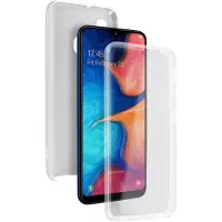 Avizar Coque Samsung Galaxy A20e Protection Arrière Rigide Avant Tactile transparent