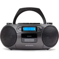 Aiwa RC-250BK Portable radio, black (DAB+ DAB, FM, Bluetooth), Radio, Noir