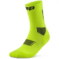 Cep Core Run Socks Mid Cut 5.0, chaussettes de course, femme, lime