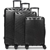 Redolz Ensemble de bagages noir