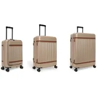 The Chesterfield Brand trolley pour ordinateur portable Zuna Trolley-Set S+ / M / L Champagne taupe 55cm