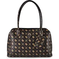 GUESS Sac bandoulière 'Patsie' marron / jaune