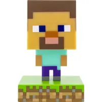 Paladone Lampka 3D Minecraft Steve - Oficjalny Produkt, 10 cm, Zasilana 2xAAA