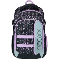 NEOXX sac d'école pour ordinateur portable Active Pro School Backpack Purple Crush lilas noir