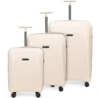 Epic Ensemble de bagages 'Phantom' blanc cassé