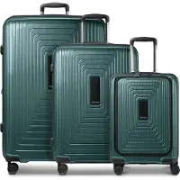 Redolz trolley pour ordinateur portable Essentials 14 Trolley Set 3 pièces ( S Exp. Front Pocket ) Pearl-Green Metallic vert 54cm