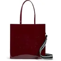 Ted Baker sac à épaule Iconny Webbing Large Icon Bag Oxblood rouge foncé