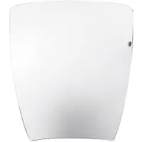 ROSSINI ILLUMINAZIONE Applique Série Kawa 22Cm - Lampe En Verre Blanc Satiné Et Métal Avec Douille E27 Pour Led - Groupe Rossini