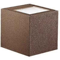 ROSSINI ILLUMINAZIONE Applique Led Argent 9W Double Émission Carré Marron 3000K 60° Ip65 - Groupe Rossini | Éclairage Mural Extérieur Design