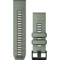 Garmin bracelet de remplacement QuickFit 26mm silicone vert saule/graphite