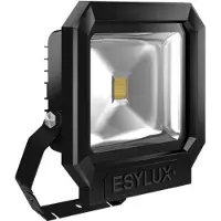 ESYLUX Projecteur LED ADF avec support de montage noir - Projecteur SUN OFL TR5400 830BK