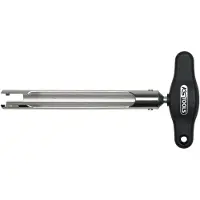 Ks Tools Extracteur de cosse de bougie d'allumage à poignée en T, court, 225mm ( 500.7525 )