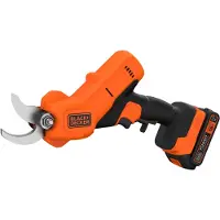 Black & Decker Akku-Gartenschere, 18V/2,0Ah