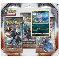 The Pokemon Company Pokemon Burning Shadows: Alolan Meowth 3-Pack Blister