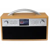 Xoro XOR400900 DAB 250 Internet Radio IR DAB+ BT WLAN Spotify Holzopt.