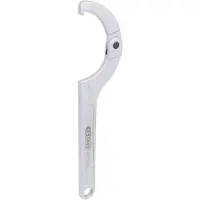 Ks Tools Clé à ergot articulée avec nez (120 mm, 80 mm)