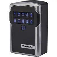 Master Lock Coffre-fort à clés Bluetooth noir gris 5441EURD