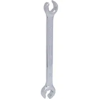 Ks Tools CHROME+ clé polygonale double, 12x13mm, ouverte et coudée, 518.0524