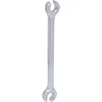 Ks Tools Clé à double anneau ouverte CHROME+, coudée