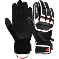 Reusch - Gants de ski - Reusch Pro Rc Black White Fire Red en Softshell - Taille 10 - Noir