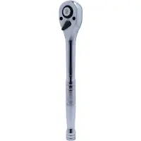 Ks Tools Cliquet réversible 1/2" avec poignée métallique 100 dents - BT022995