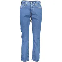 Levi's Jean '501 CROP' bleu denim