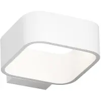 ROSSINI ILLUMINAZIONE Applique Led Klaus 5,5W 3000K Ip54 En Aluminium Blanc - Design Minimaliste Moderne Pour L'Extérieur Et L'Intérieur - Groupe Rossini