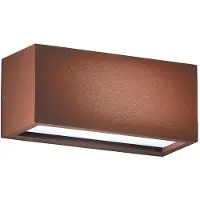 ROSSINI ILLUMINAZIONE Applique Guava Led Double Émission 12W 120°-120° Marron Ip65 3000K - Éclairage Mural Extérieur Groupe Rossini