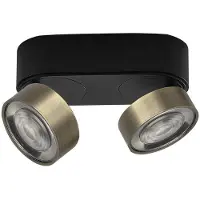 ROSSINI ILLUMINAZIONE Applique/Plafonnier Led Série Hole 13W 3000K Cri90 Noir/Bronze - Éclairage Intérieur À Haute Efficacité -