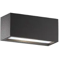 ROSSINI ILLUMINAZIONE Applique Guava Led Double Émission 12W 120°-120° Anthracite Ip65 4000K - Éclairage Mural Extérieur Groupe Rossini