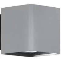 ROSSINI ILLUMINAZIONE Ghee Evo - Applique Extérieure Led 10W Ip65, Orientable 30-130°, 4000K, Gris, Luminaire Design - Groupe Rossini