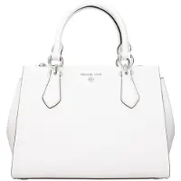 Michael Kors sac à main en cuir blanc 30S2S6AS2LOPTICWHITE