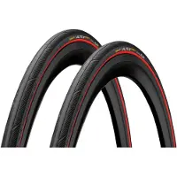 Continental Pneus Ultra Sport 3 25-622 28 pouces E-25 pliage noir rouge