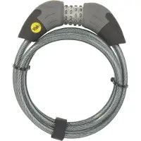 Yale Serrure à câble avec serrure à combinaison Ø10 mm, longueur 180 cm pour bicyclette - Serrure de bicyclette sans clé, aucune clé n'est nécessaire