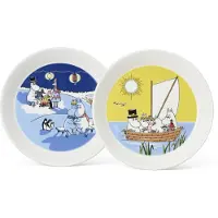 Arabia Winter Campfire & Sailing - plate set, 19 cm