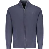 North sails Hommes, Pull-over, Blue Acrylic Men Cardigan, Bleu, (L)