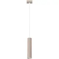 Sollux Lampe suspendue KARBON 1 taupe 1xGU10 10W aluminium 118x8x8cm Lighting