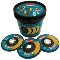 Makita Disque abrasif JEU DE ROUES àLAMELLES MAKITA 15 pcs GEAU P40/P60/P80
