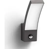 Philips Applique LED d'extérieur 8719514417731 Splay IP44 12 W 1200 lm 4000 K anthracite avec détecteur de mouvement