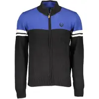 Gianmarco Venturi Hommes, Pull-over, Gianmarco Venturi Schwarzer Baumwoll-Pullover, Noir, (XL)